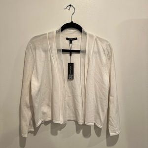 NWT Cable & Gauge Large White Cardigan